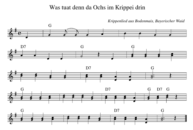 Notenbeispiel