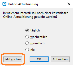 Online-Aktualisierung