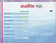 audite PLUS - Auswahlmenü