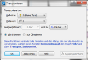 Transponieren