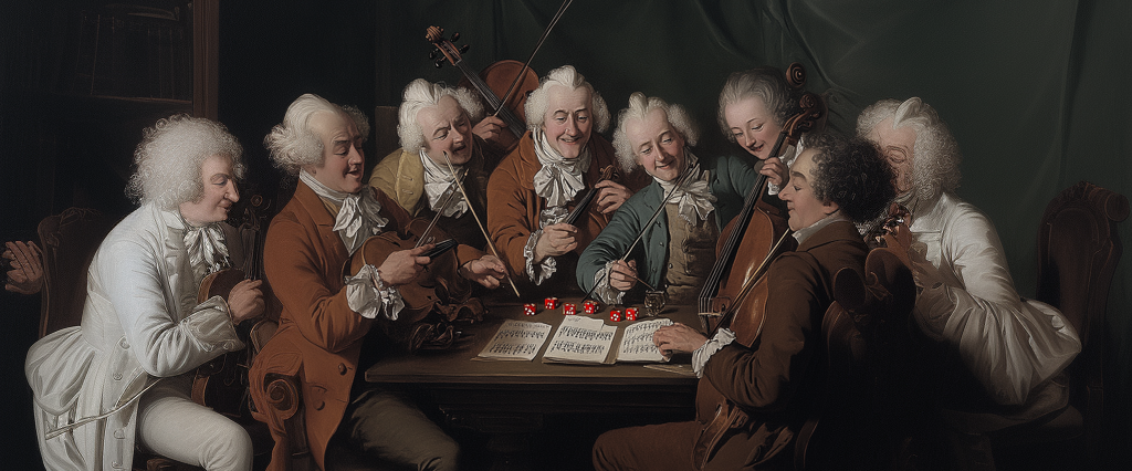 Musical dice games