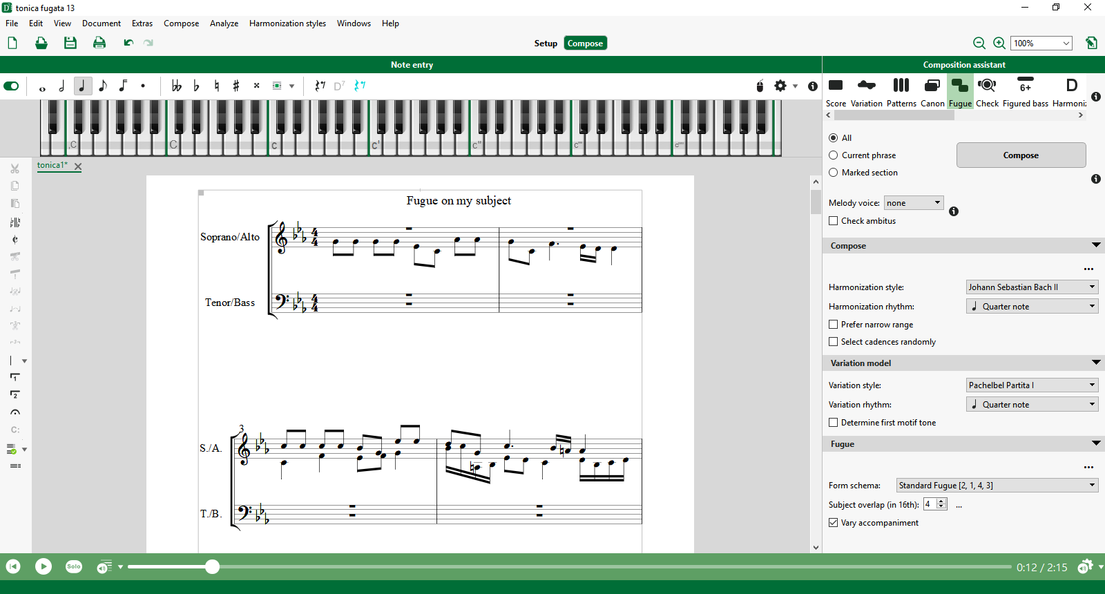 Tonica Fugata Composition Made Easy Capella Software Ag English Tonica Fugata Composition Made Easy Capella Software Ag English